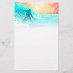 Sunrise Surfer Brevpapper