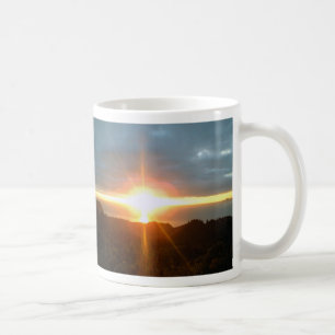 Sunrise Tairua New Zealand Ocean 2010 juli 20 Kaffemugg