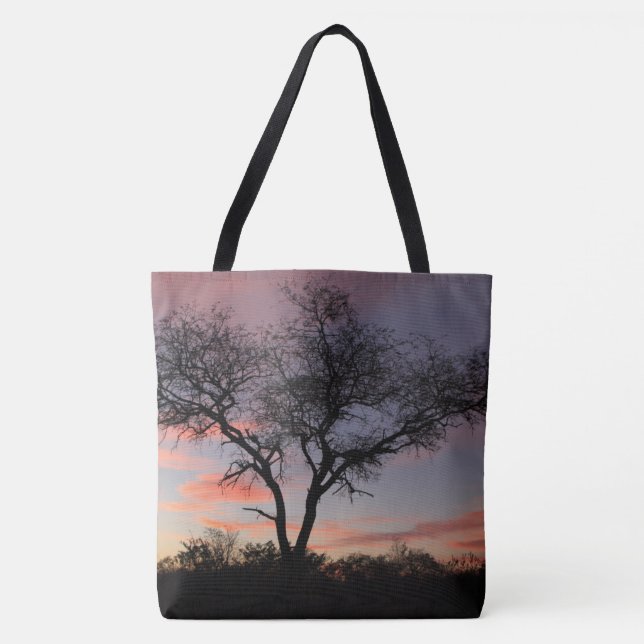 Sunrise Tote Bag Tygkasse (Framsida)