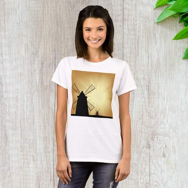 Sunrise Windmills T Shirt (Skapare uppladdad)