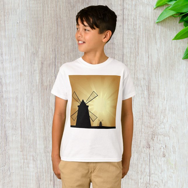 Sunrise Windmills T Shirt (Skapare uppladdad)