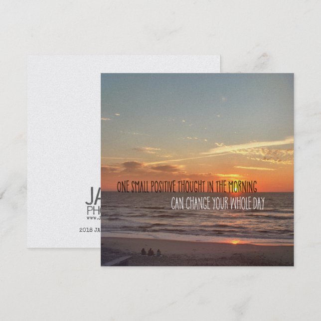 SUNRISE WISHING 5,25 x 5,25-kort Inbjudningar (Fram/baksida)