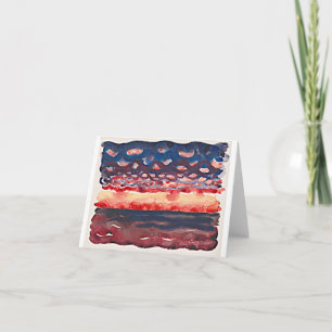 Sunrise with Little Clouds, Georgia O'Keeffe Kort
