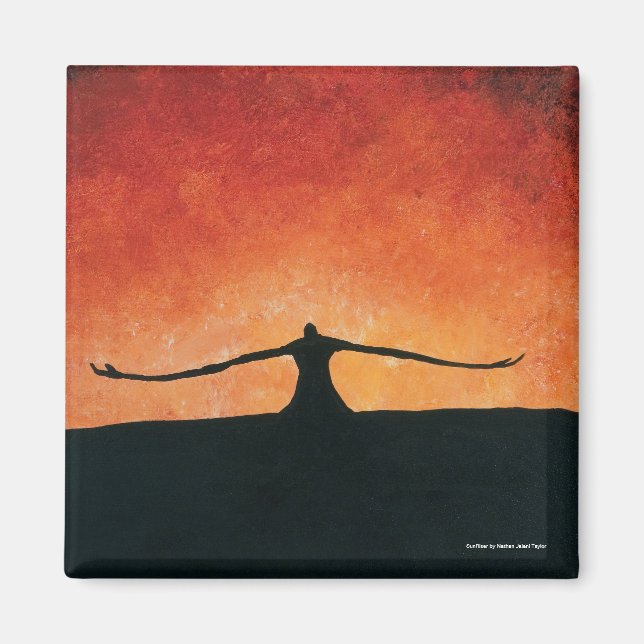 SunRiser av Nathan Jalani Taylor Magnet (Framsidan)