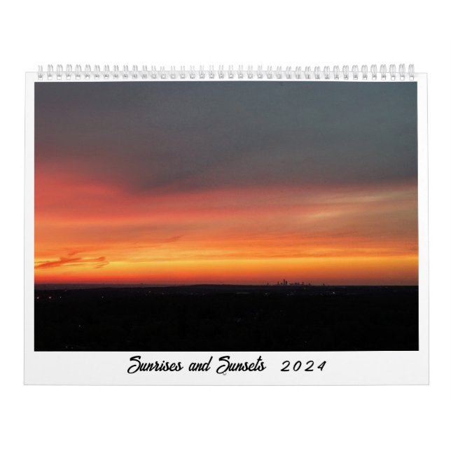 Sunrises and Sunsets 2024 Kalender (Omslag)