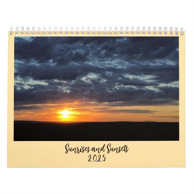 Sunrises and Sunsets 2025 Kalender (Omslag)
