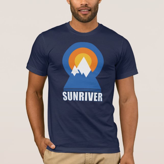 Sunriver Hike Sunset T-Shirt (Framsida)