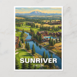 Sunriver Oregon Travel Vykort