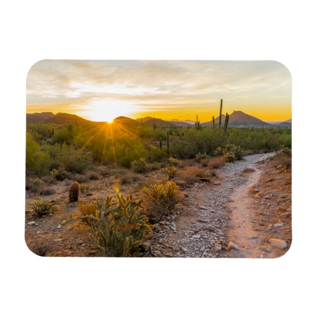 Sunrize over Arizona Trail Magnet (Horisontell)