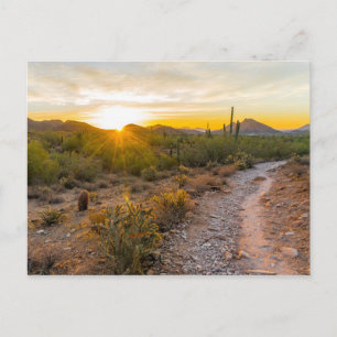 Sunrize over Arizona Trail Vykort