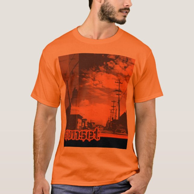 sunset7 tee shirt (Framsida)