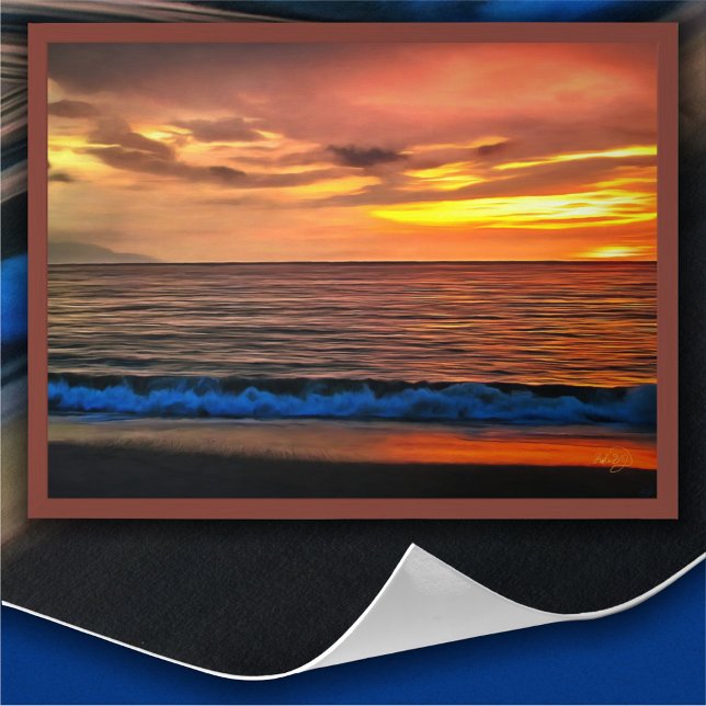 Sunset 1577 Art Print Poster (Skapare uppladdad)