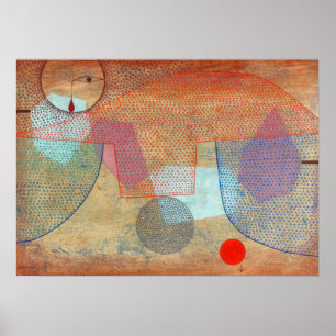 Sunset, 1930 av Paul Klee Poster
