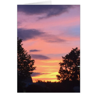 SunSet 1 Hälsningskort