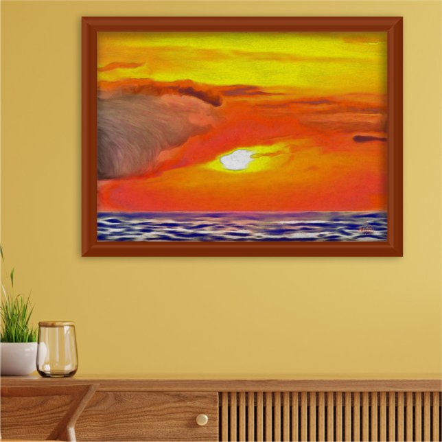 Sunset 2443 Art Print Poster (Skapare uppladdad)
