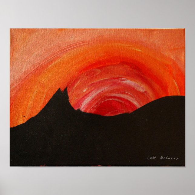 Sunset - a Gabriel McGarry Poster (Framsidan)