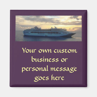 Sunset Abaft Ccustom Magnet