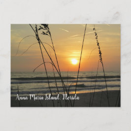 Sunset Anna Maria Island Florida Vykort