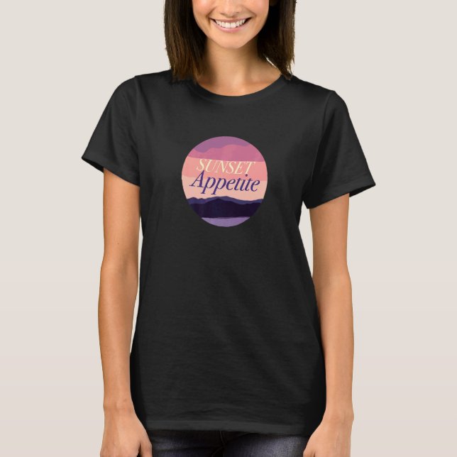 Sunset Appetite T Shirt (Framsida)