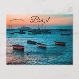 Sunset at Armação de Búzios Brazilien Vykort
