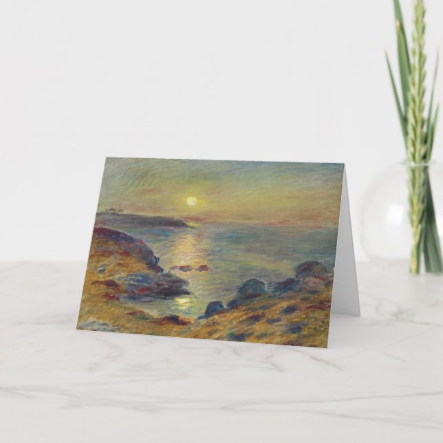 Sunset at Douarnenez Helgkort (Framsida)