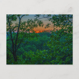 Sunset at Highbanks Metropark, Columbus, Ohio Vykort