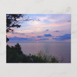 Sunset at Lake Ontario Vykort