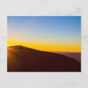 Sunset at Shenandoah National Park, Virginia Vykort