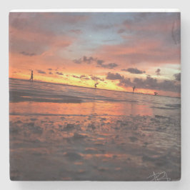 Sunset at the Beach Stenunderlägg