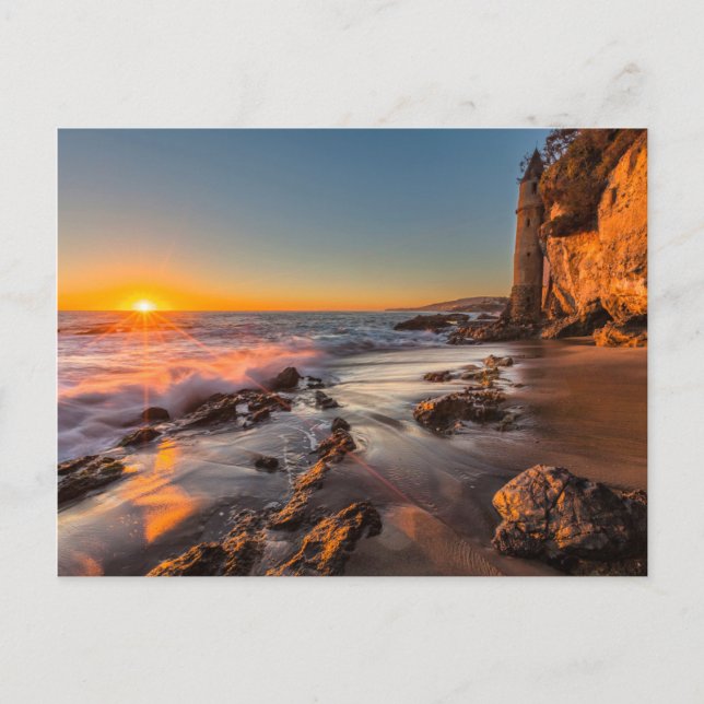 Sunset at Victoria Beach Vykort (Framsida)