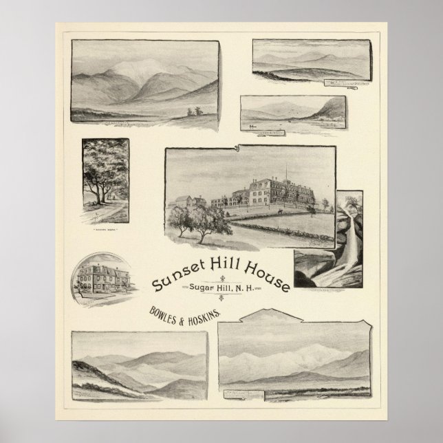 Sunset Backe House, Sugar Backe, NH Poster (Framsidan)