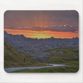 Sunset, Badlands nationalpark Musmatta