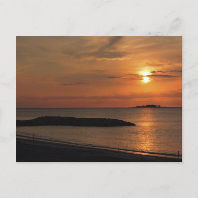 Sunset Bahamas vykort (Framsida)