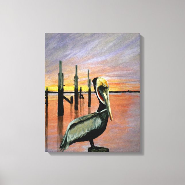 Sunset Bay Canvastryck (Framsida)