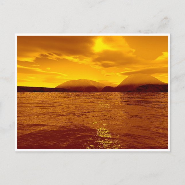 Sunset Bay - vykort (Framsida)