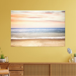 Sunset Beach Canvas Print Picture 25