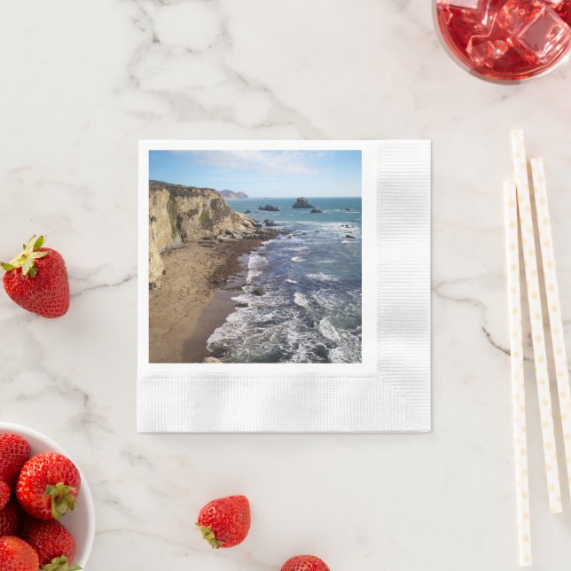 Sunset Beach Coded Cocktail Papper Napkins 28 Pappersservett (Insitu)