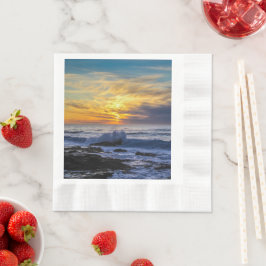 Sunset Beach Coining Luncheon Papper Napkins 33 Pappersservett