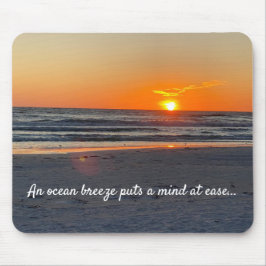 Sunset Beach-foto med offert Musmatta