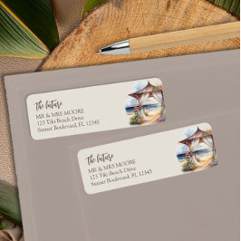 Sunset Beach, framtidens Mr. och Mrs. Returadress Returadress Etikett