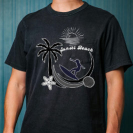 "Sunset Beach" Hawaii Helgdag Travel T Shirt
