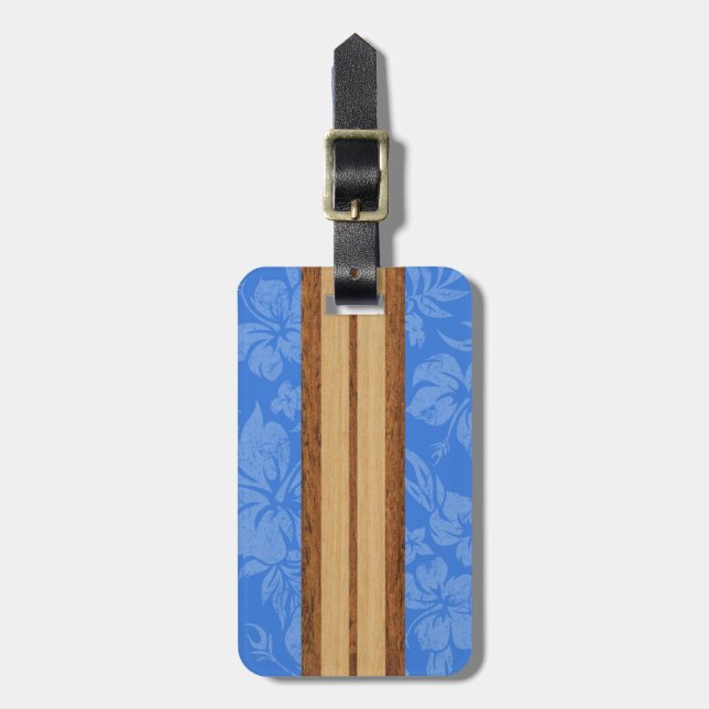 Sunset Beach Hawaiian Luggage Taggs Bagagebricka (Vertikal Framsida)