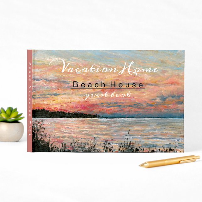 Sunset Beach Home Vacation Rental Guest Bok (Sunset Beach Home Vacation Rental Guest Book from Jenn's Emporium. )