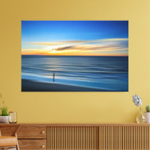 Sunset Beach Kanvastryck Bild 14