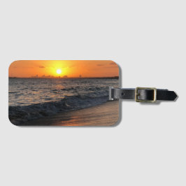 Sunset Beach Luggage Taggs Bagagebricka