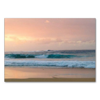 Sunset Beach med hav Bordsnummer