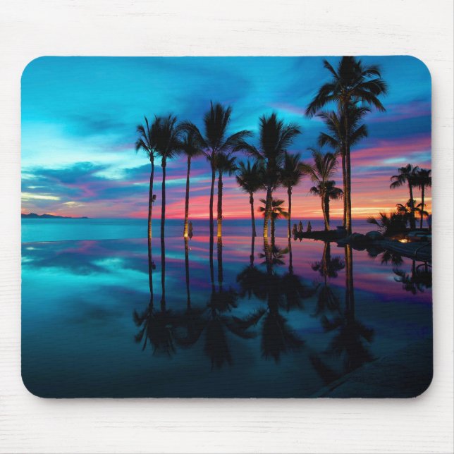 Sunset Beach Mouse Pad Musmatta (Framsidan)