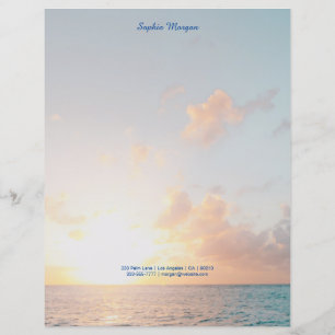 Sunset Beach, Namn/Contact Info in Blue, Vs 2
