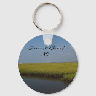 Sunset Beach North Carolina Keychain Nyckelring