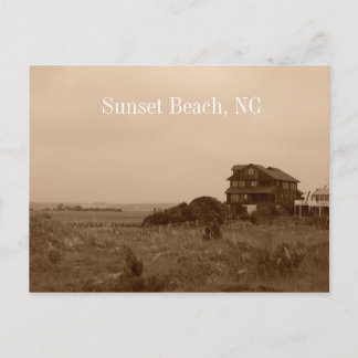 Sunset Beach North Carolina Postcard Vykort